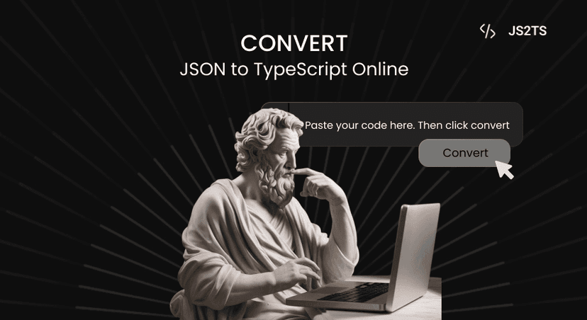 Convert JSON to TypeScript Online